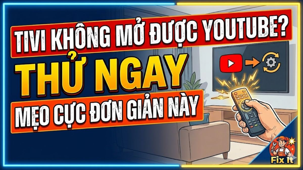 Tivi không mở được YouTube? Thử ngay mẹo cực đơn giản này
